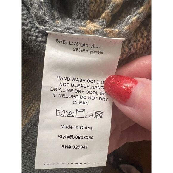 suzanne betro 3x Green And Gold Striped Sweater - Picture 9 of 9